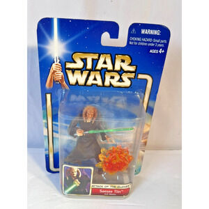 2002 Hasbro Star Wars Saesee Tiin Jedi Master #20 Attack Of The Clones - NOS
